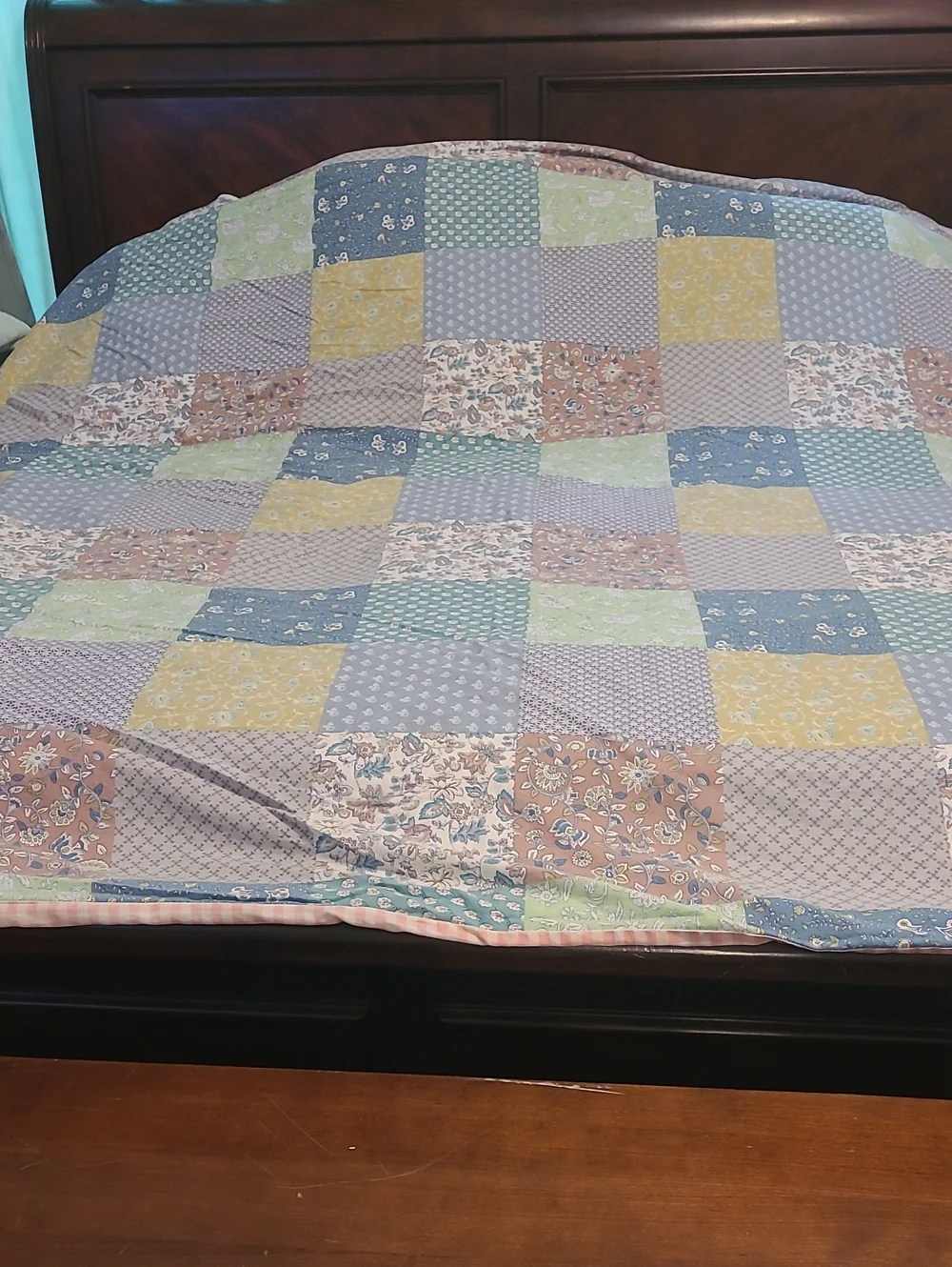 Patchwork Pastel Duvet Cover - Multicolor Patchwork